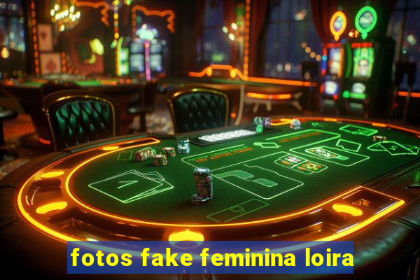 fotos fake feminina loira